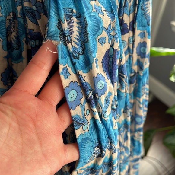 Taylor Blue Paisley Print Midi Dress - Picture 3 of 8